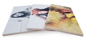 Acoustic Felt Panels with colorful imprints