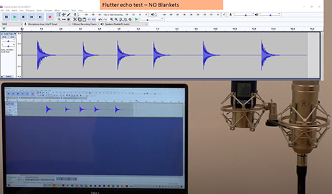 Flutter echo in recording studio