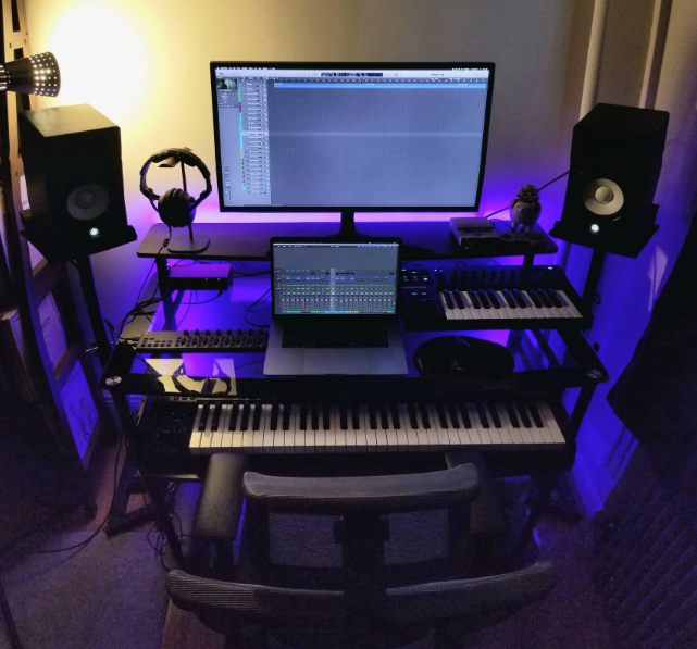 Recording studio at home: small space