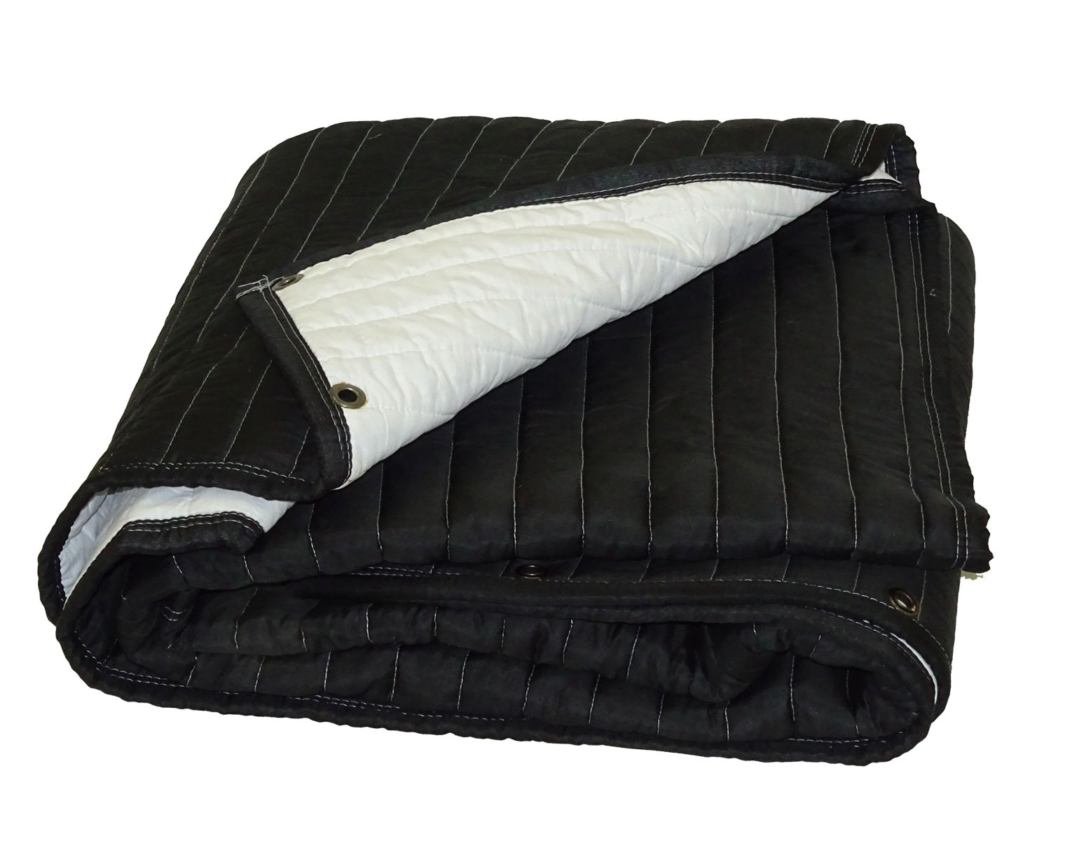 VB70-G Sound Blankets Producers Choice White-Black (80 H x 80 W) WITH  GROMMETS