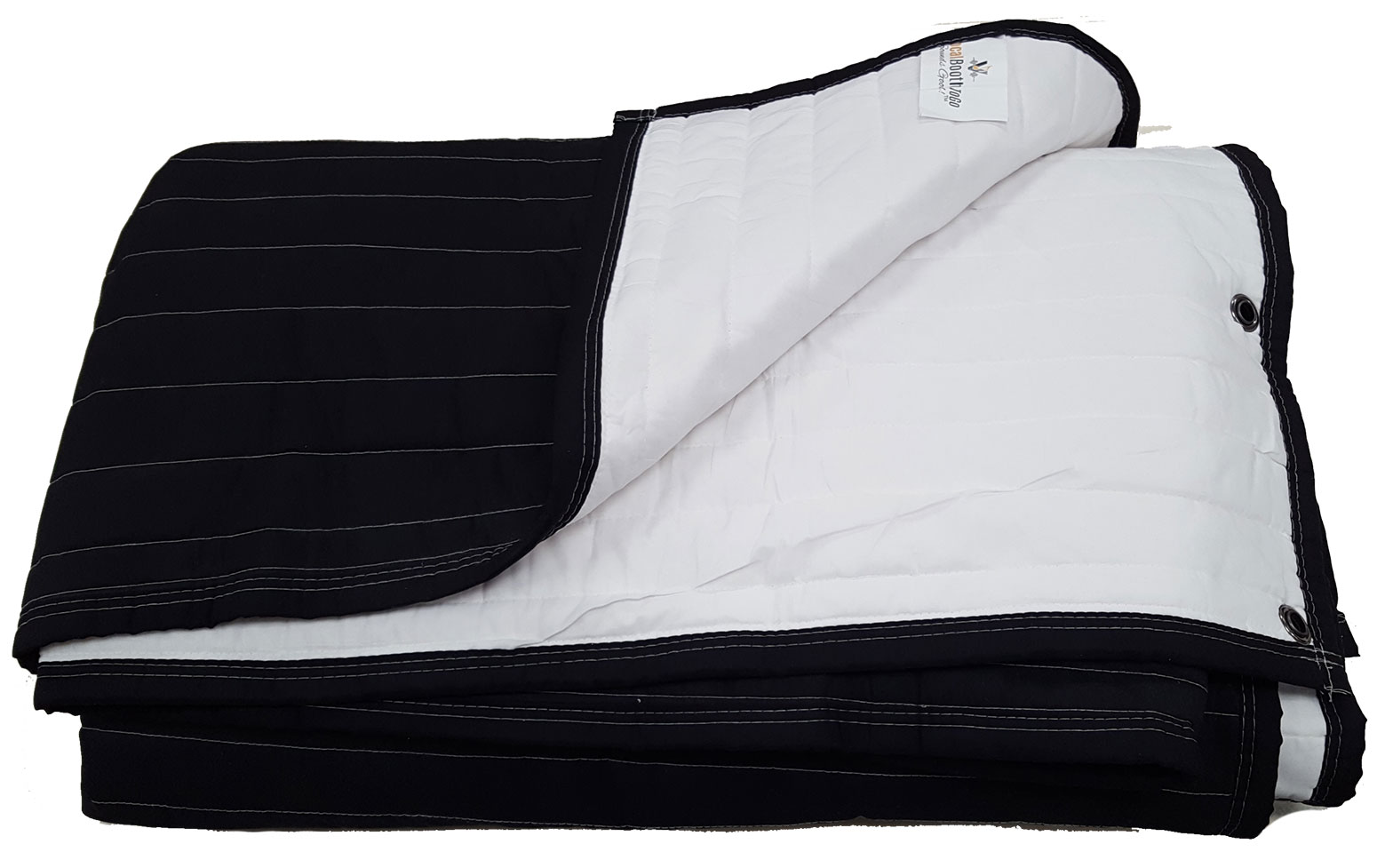 VB76-G Studio Size Producer's Choice Acoustic Blanket - Black-White 10ft  (120 H x 80 W) WITH GROMMETS